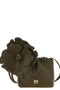 PINKO Bicolor Lambskin Clutch Bag