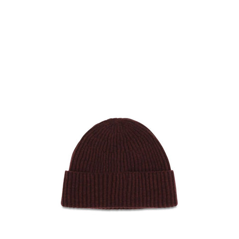 Brunello Cucinelli Bordeaux Cashmere Beanie