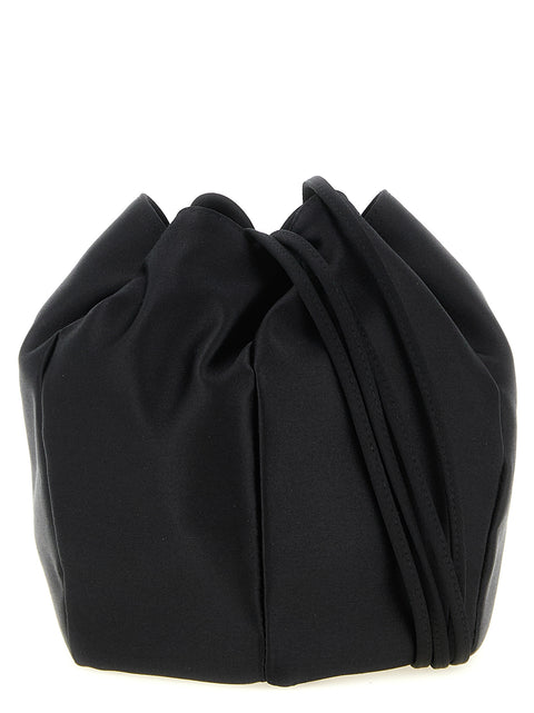 Prada Black Viscose Shoulder Bag
