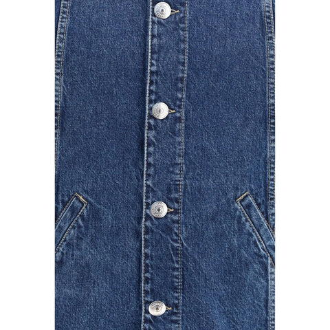 Brunello Cucinelli Blue Cotton Denim Jacket