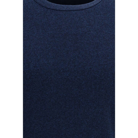 Brunello Cucinelli Blue Cotton T-Shirt
