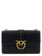 PINKO Black Goatskin Crossbody Bag