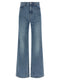 Ami Paris Blue Cotton Flared Jeans