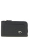 Valentino Garavani Black Calfskin Cardholder