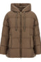 Max Mara Brown Polyamide Full-Length Jacket