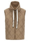 Max Mara Beige Polyamide Sleeveless Jacket