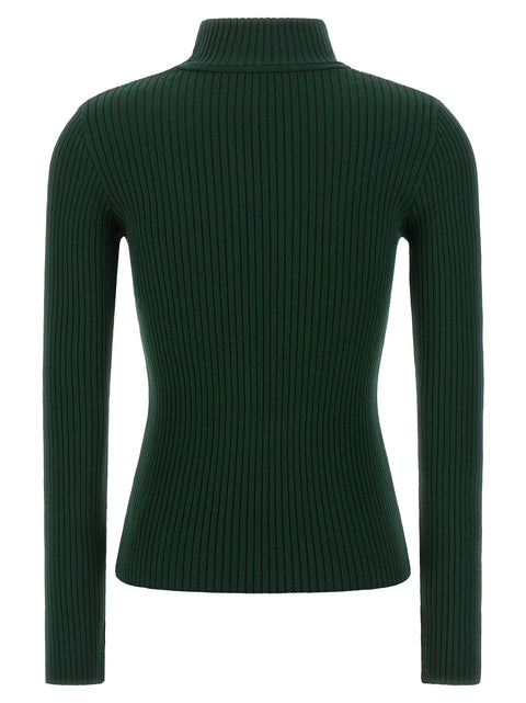 Courrèges Bicolor Viscose Cardigan