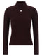 Courrèges Bordeaux Viscose Cardigan