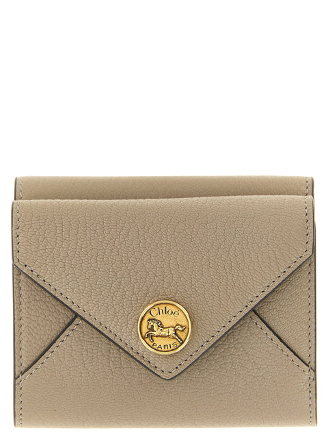 Chloé Beige Goatskin Cardholder