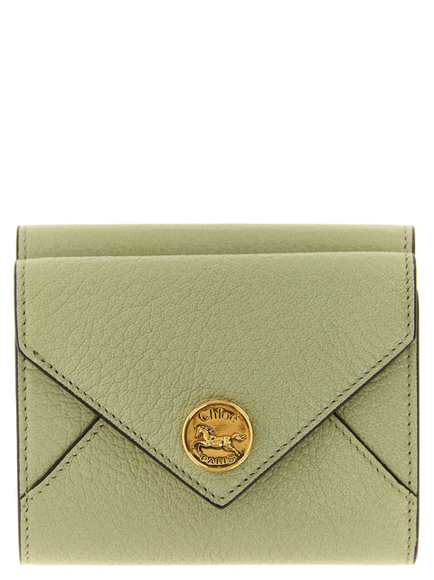 Chloé Bicolor Goatskin Cardholder