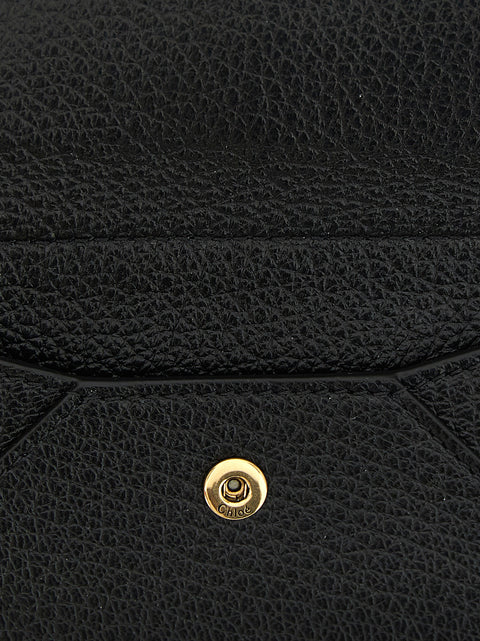 Chloé Black Goatskin Cardholder