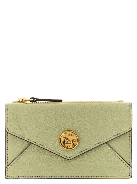 Chloé Bicolor Goatskin Cardholder
