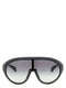 Rick Owens Black Nylon Sunglasses