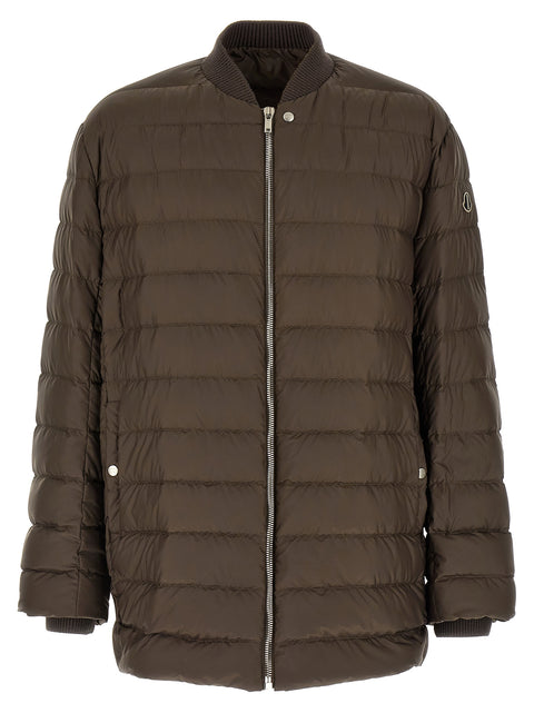 Rick Owens Brown Polyester Bomber