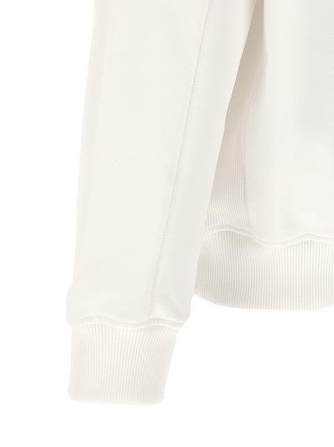 Casablanca White Organic Cotton Sweatshirt