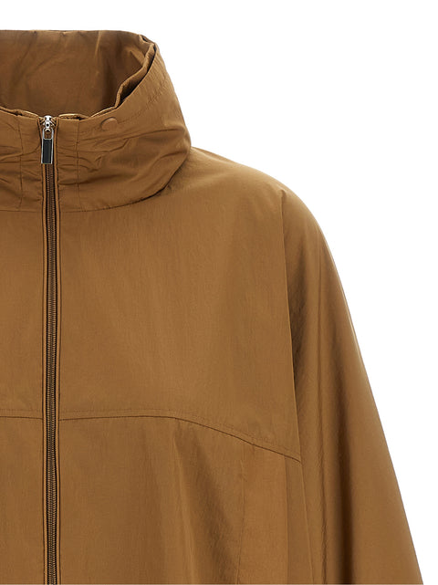 Max Mara Brown Polyamide Full-Length Jacket