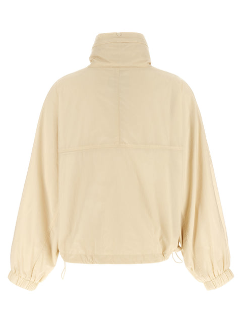 Max Mara Beige Polyamide Full-Length Jacket