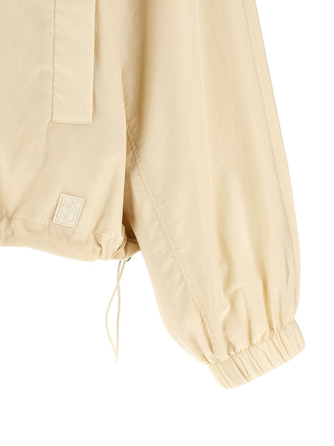 Max Mara Beige Polyamide Full-Length Jacket