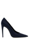Saint Laurent Blue Polyester High Heel Pumps