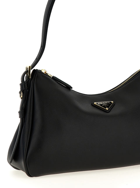 Prada Black Calfskin Shoulder Bag