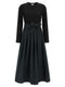 Max Mara Black Viscose Long Dress