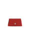 Alexander McQueen Red Calf Leather Bos Taurus Clutch Bag