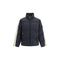 Palm Angels Black Polyamide Full-Length Jacket