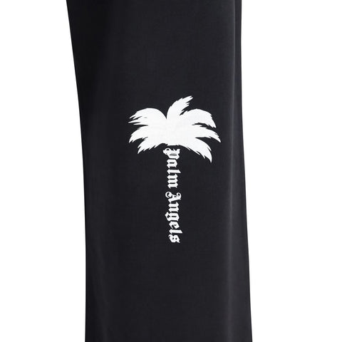 Palm Angels Black Cotton Sweatshirt