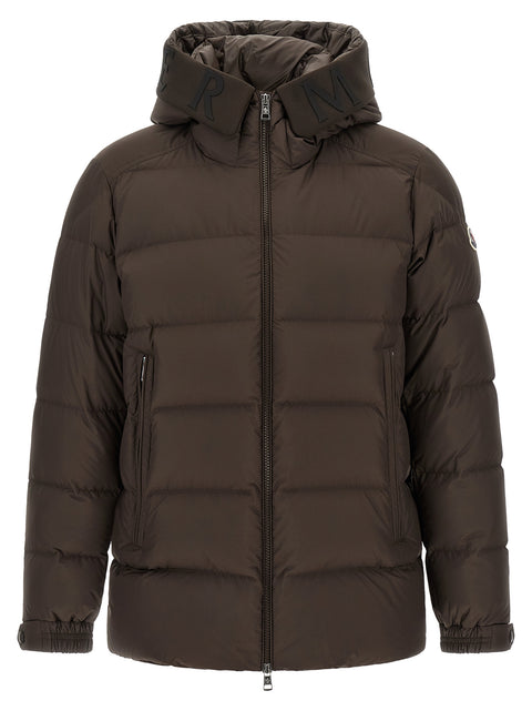 Moncler Brown Polyester Full-Length Jacket
