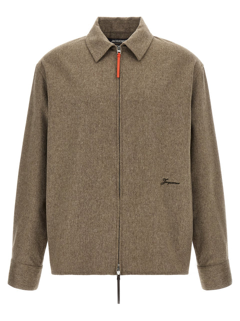 Jacquemus Beige Virgin Wool Blouse