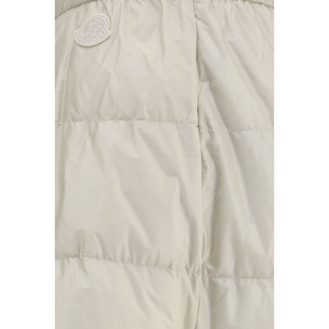 Moncler Beige Nylon Midi Skirt