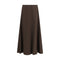 Brunello Cucinelli Brown Wool Oves Aries Midi Skirt