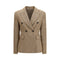 Brunello Cucinelli Beige Wool Oves Aries Full-Length Jacket