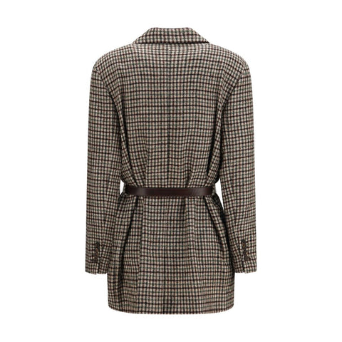 Brunello Cucinelli Beige Mohair Blazer