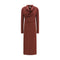 Brunello Cucinelli Bordeaux Wool Oves Aries Casual Dress