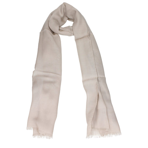 Max Mara Beige Wool Foulard