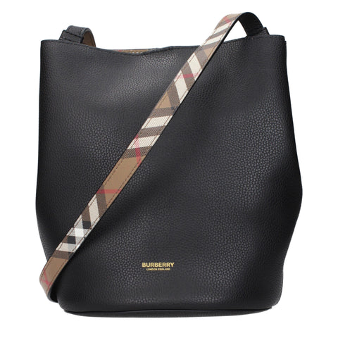 Burberry Black Leather Crossbody Bag