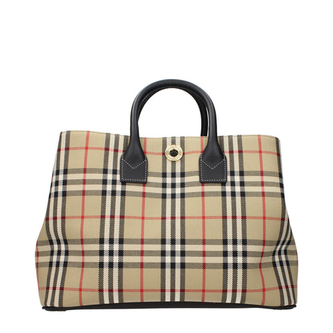 Burberry Beige Fabric Handbag