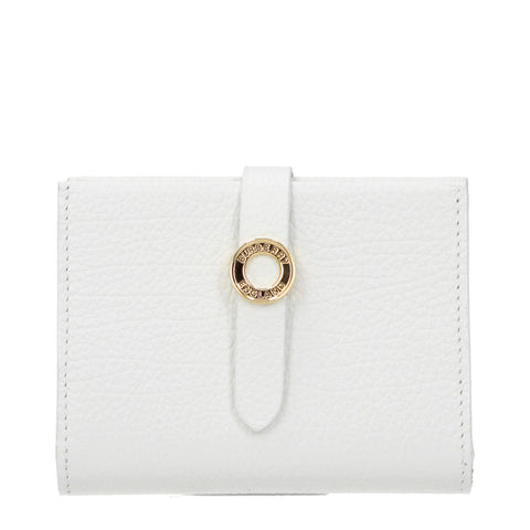 Burberry White Leather Wallet