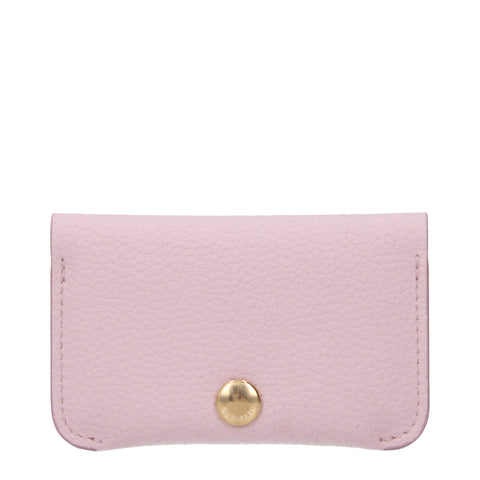 Burberry Pink Leather Cardholder