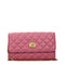 Versace Pink Leather Clutch Bag