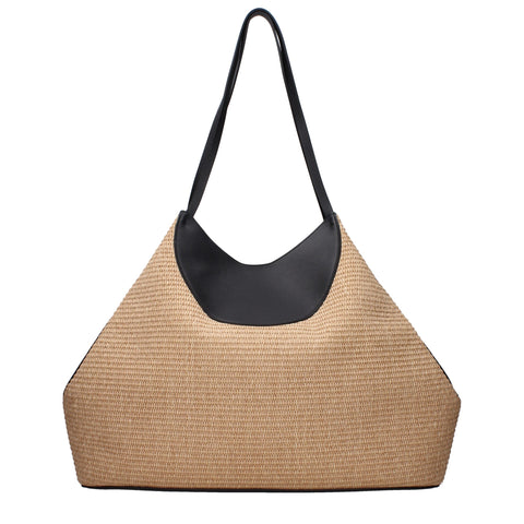 Givenchy Beige Raffia Shoulder Bag