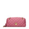 Versace Pink Leather Shoulder Bag