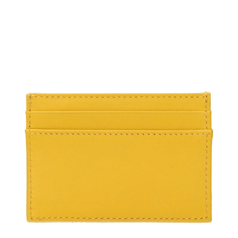 Versace Yellow Leather Cardholder