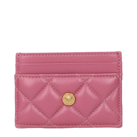Versace Pink Leather Cardholder