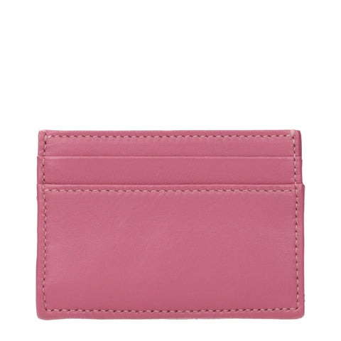 Versace Pink Leather Cardholder
