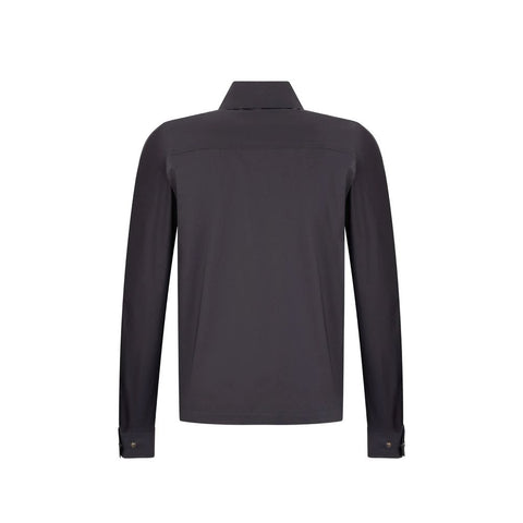 Herno Blue Cotton Shell Jacket