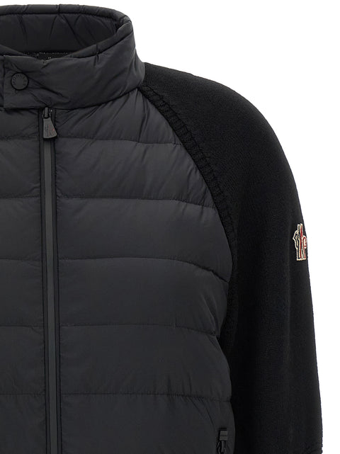 Moncler Grenoble Black Polyamide Cardigan