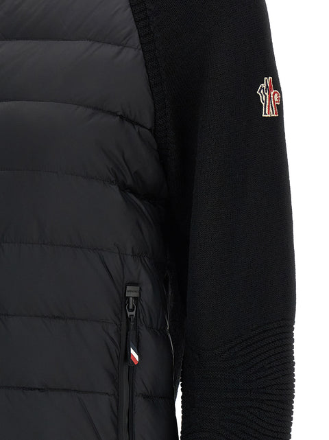 Moncler Grenoble Black Polyamide Cardigan