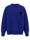 Ami Paris Blue Wool Cardigan